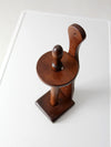 vintage wooden paper towel holder
