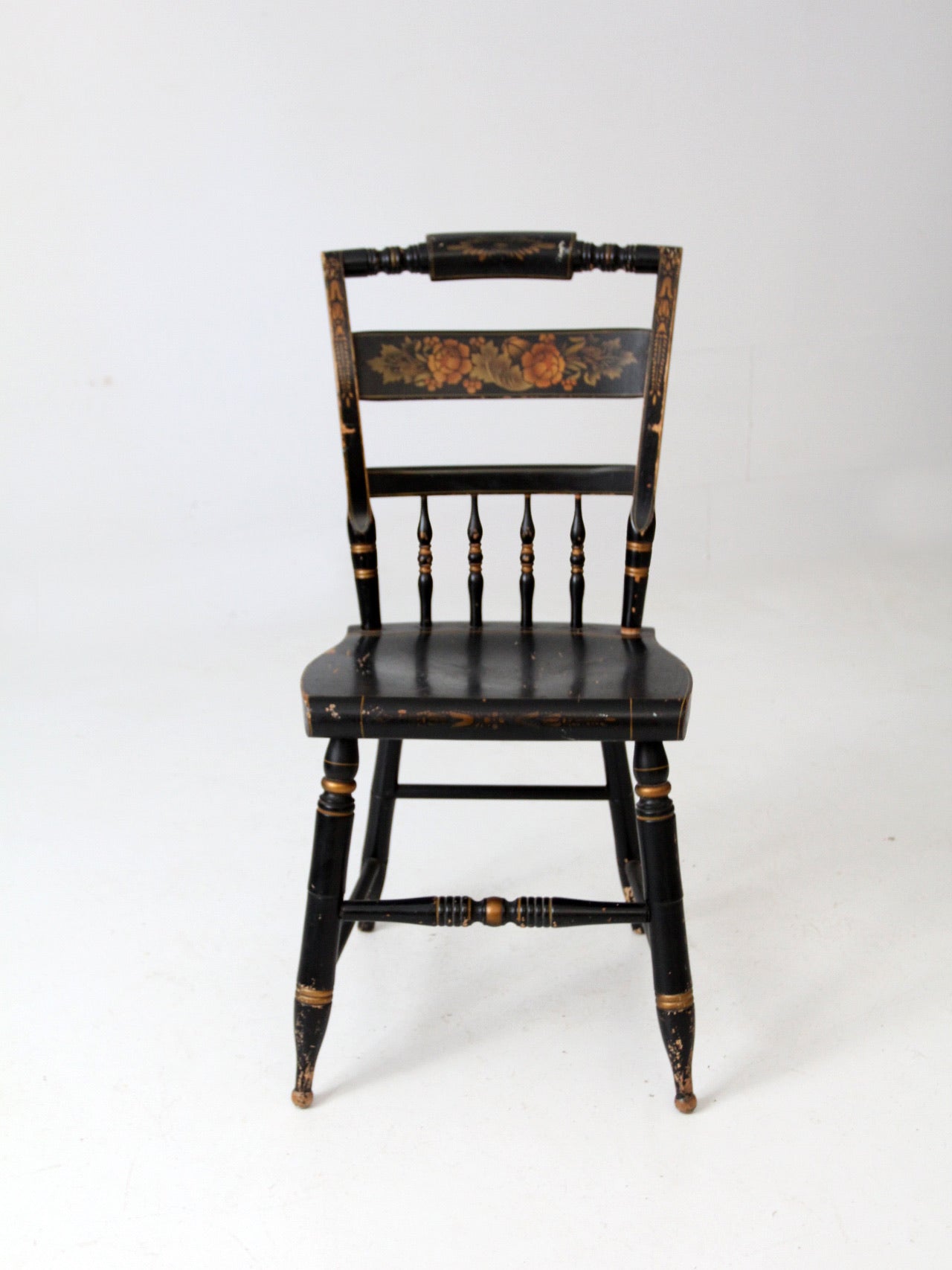 最終値下げ！Real Antique small chertアンティーク vintage Hitchcock stencil chair – 86 Vintage
