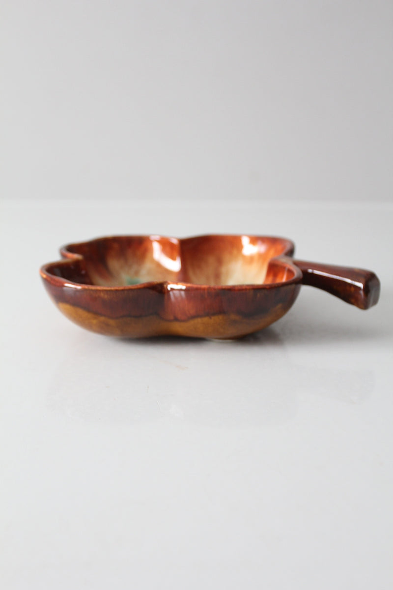 vintage Dryden Ozark Frontier leaf bowl