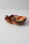 vintage Dryden Ozark Frontier leaf bowl