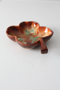 vintage Dryden Ozark Frontier leaf bowl