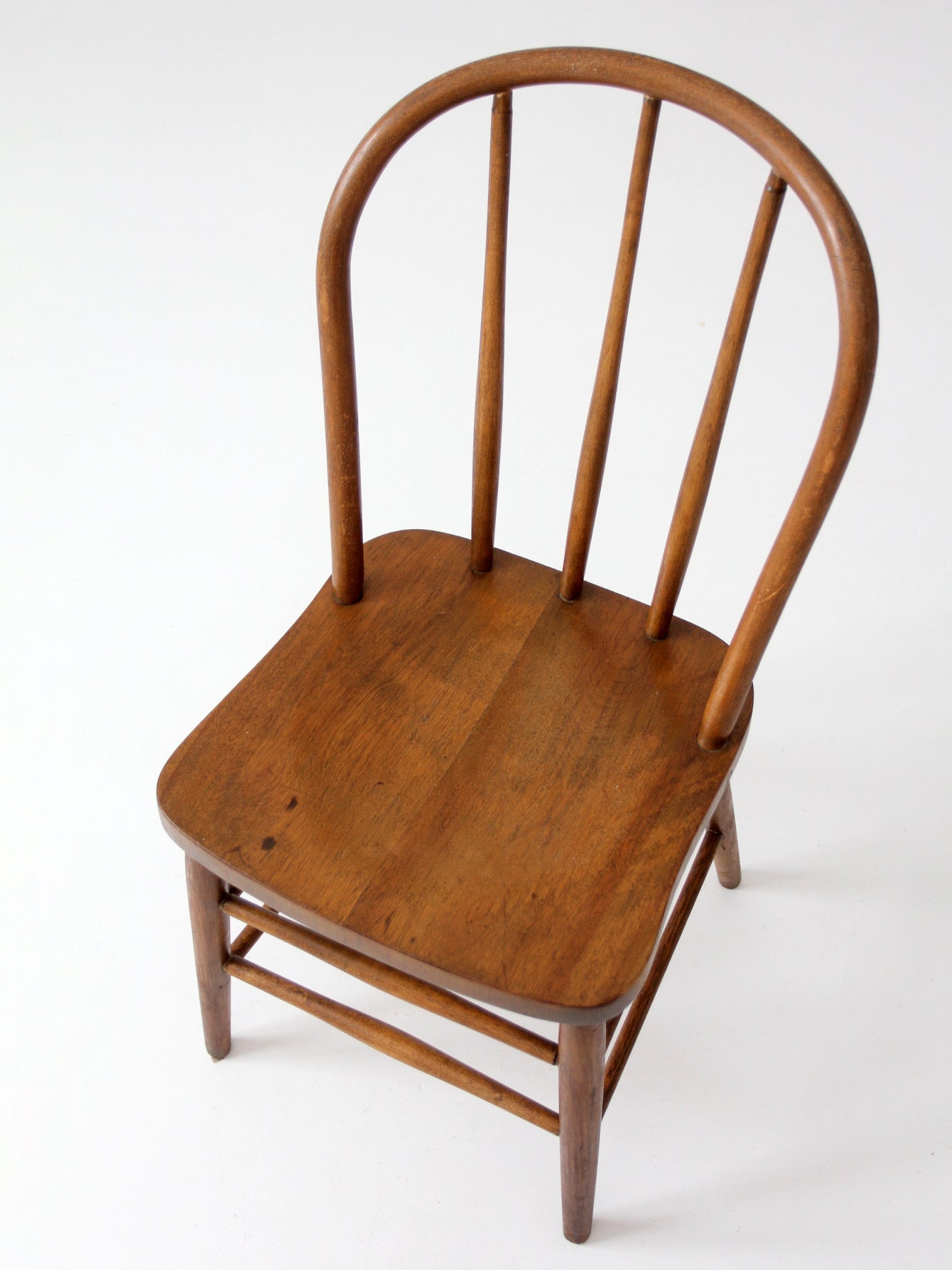 vintage Windsor style bow back dining chair