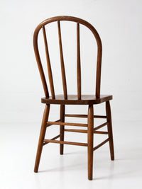 vintage Windsor style bow back dining chair