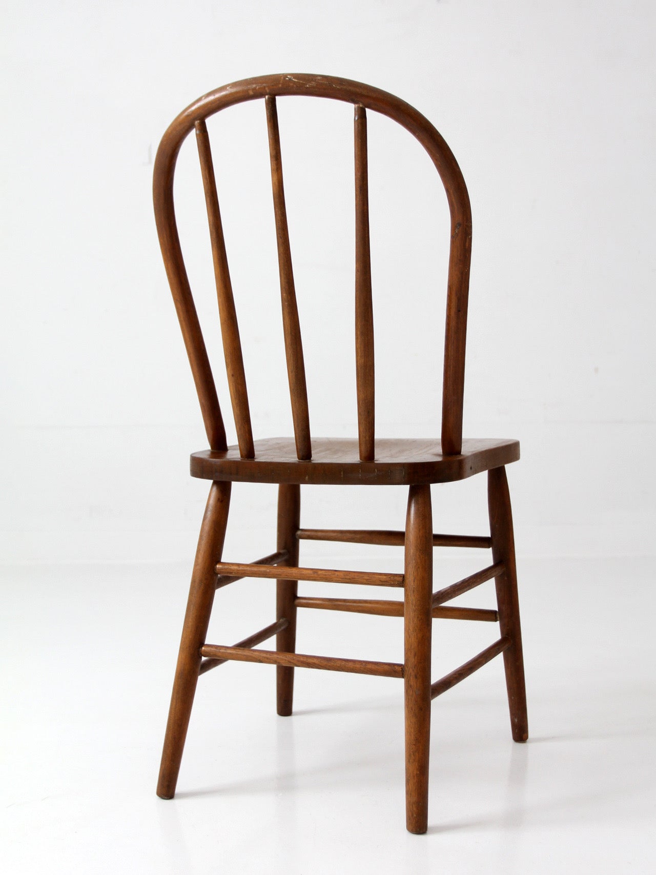 vintage Windsor style bow back dining chair