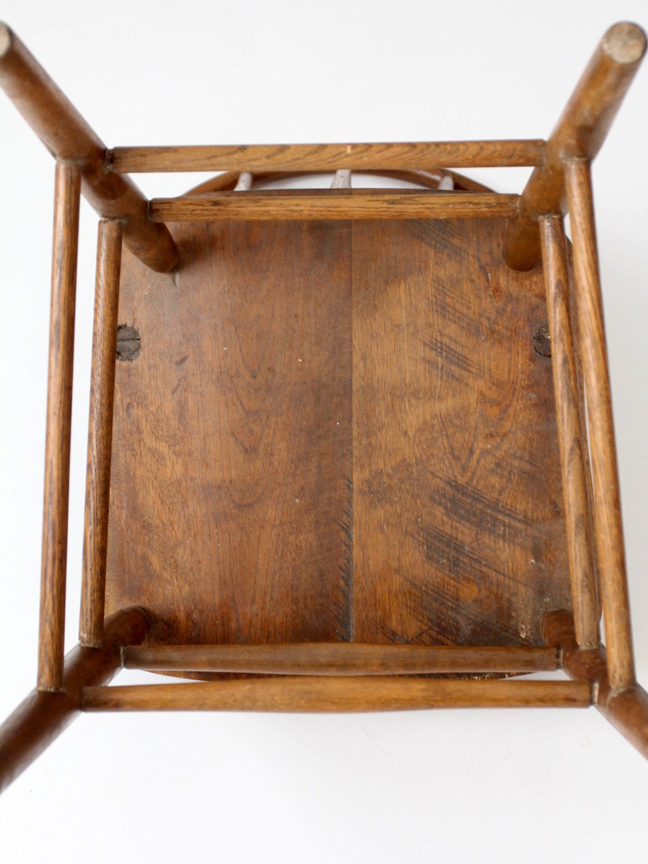 vintage Windsor style bow back dining chair