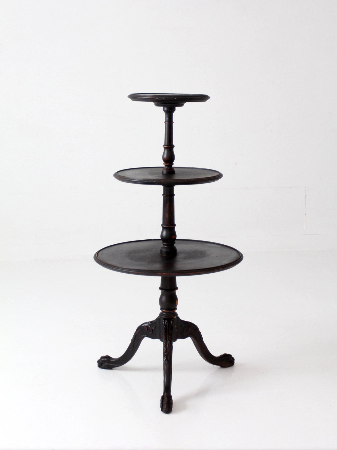 antique Victorian tiered stand
