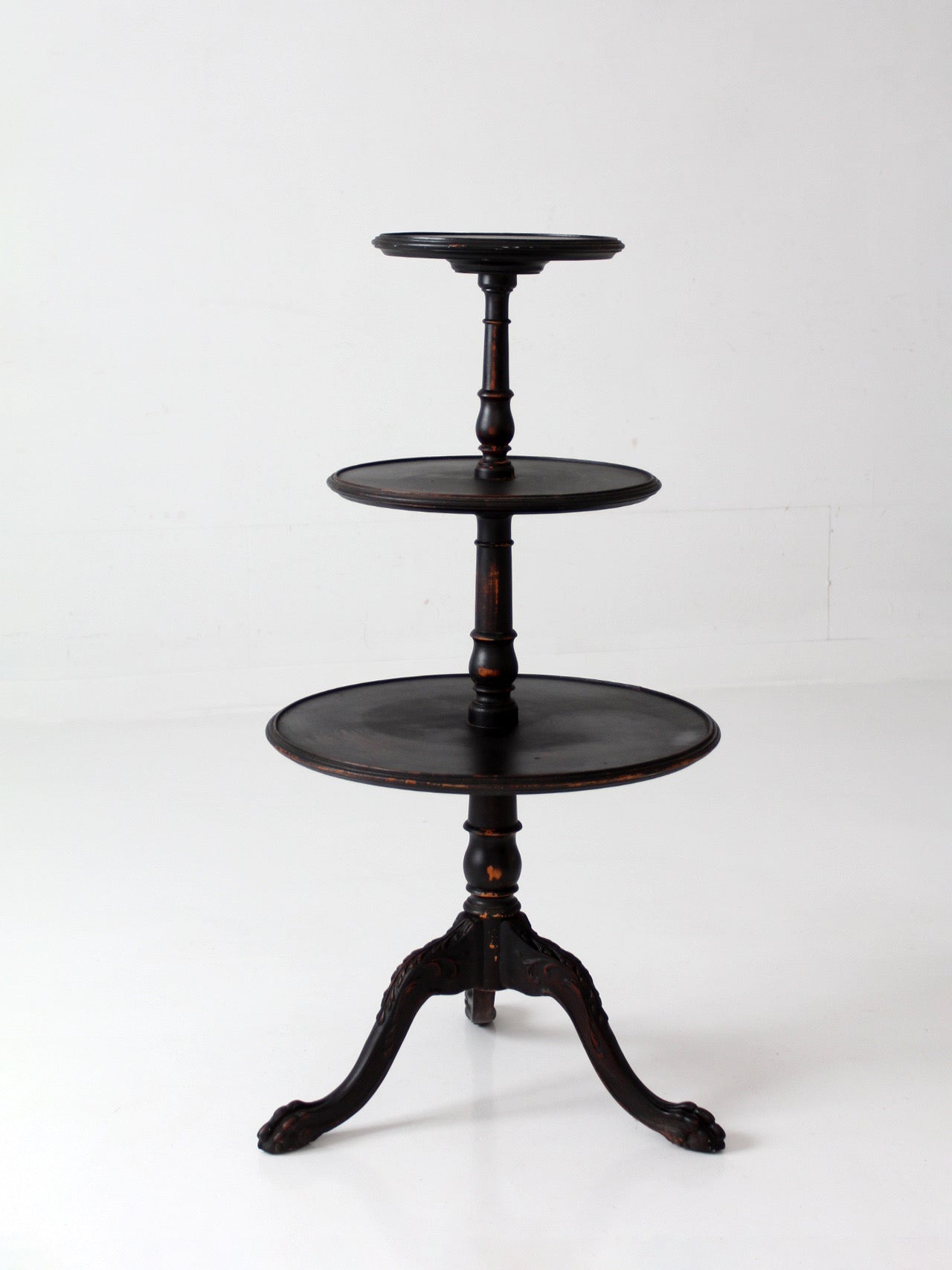antique Victorian tiered stand