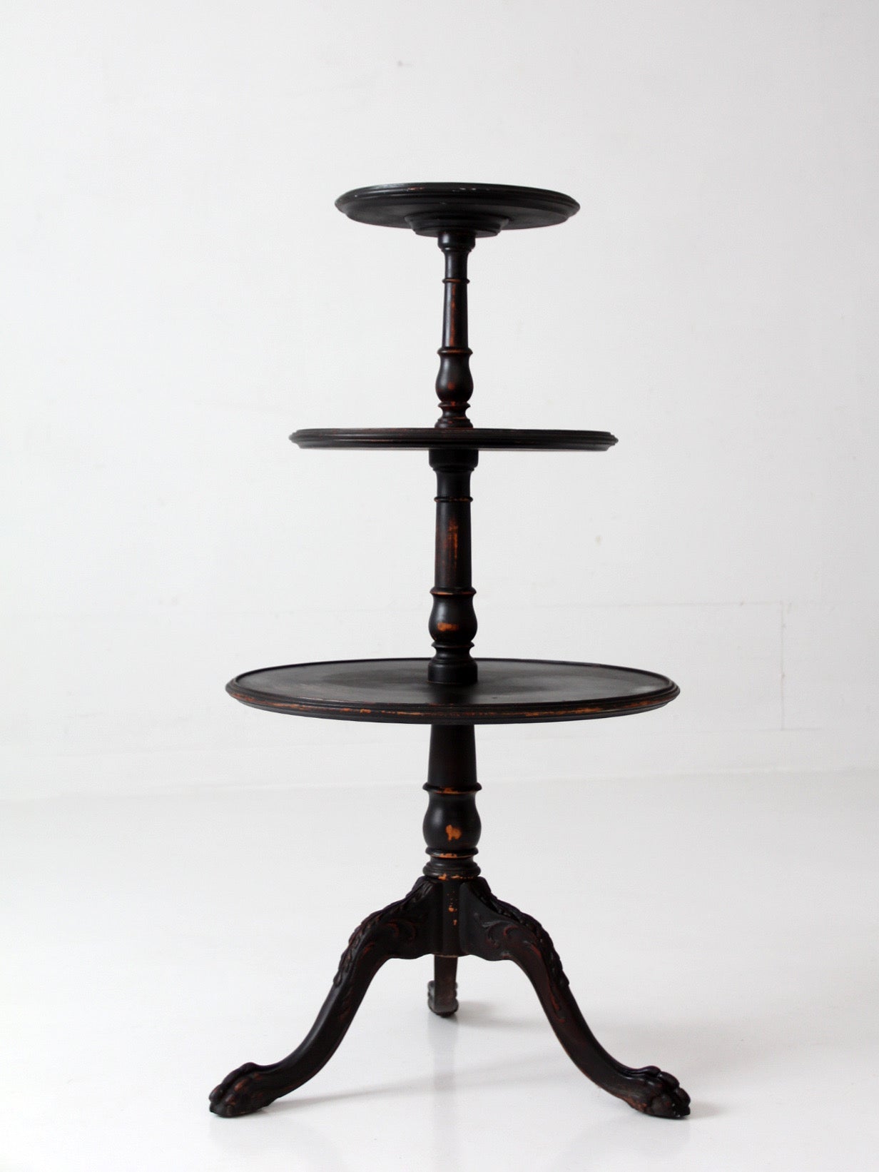 antique Victorian tiered stand