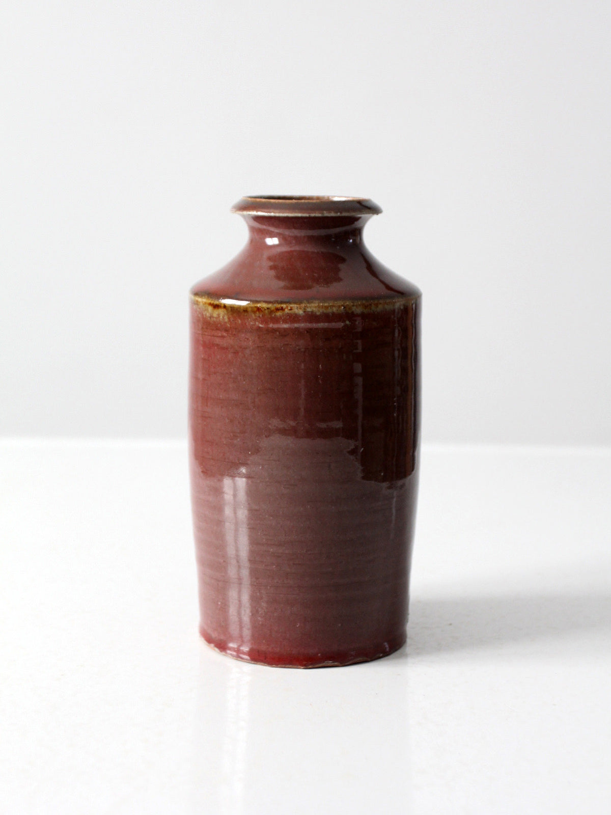 vintage handmade studio pottery vase