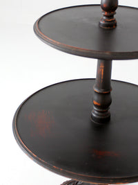 antique Victorian tiered stand