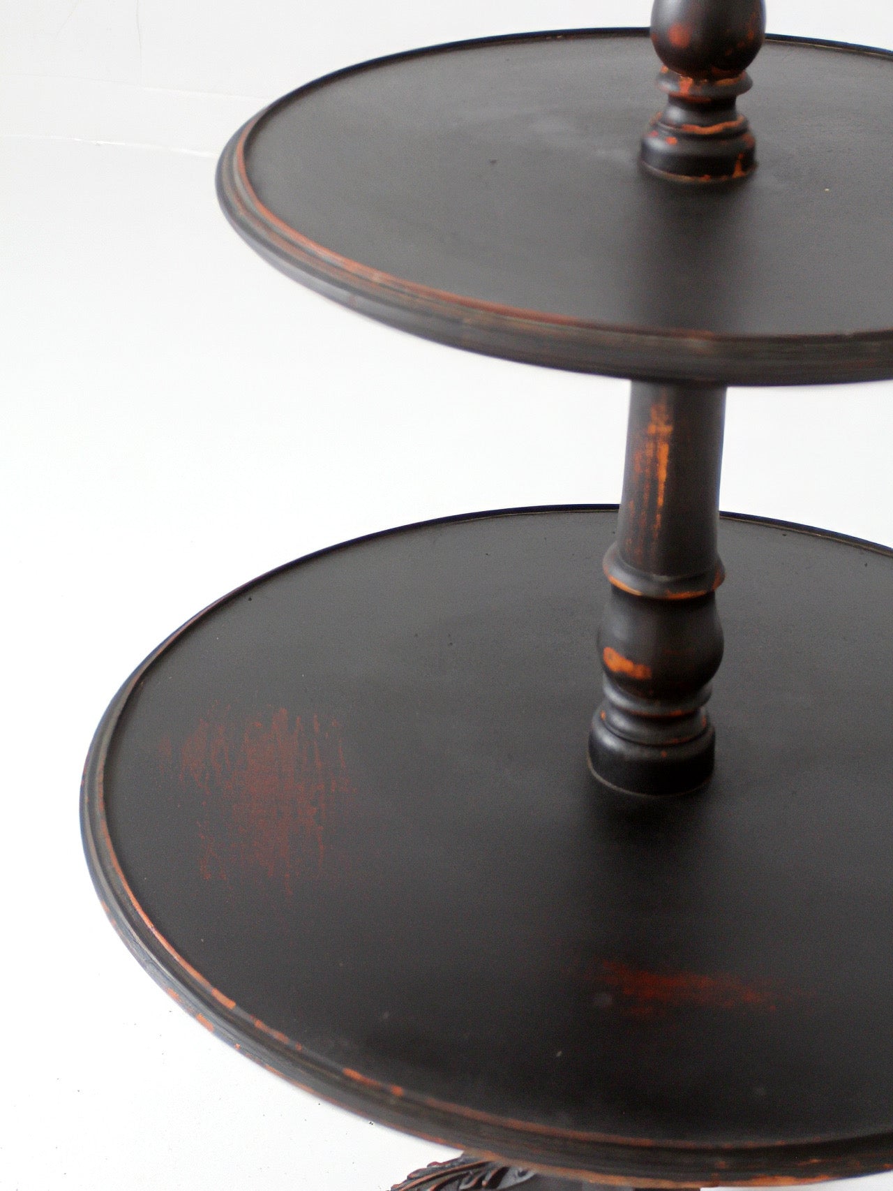antique Victorian tiered stand