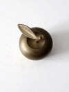 vintage brass apple bell