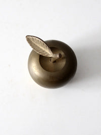 vintage brass apple bell