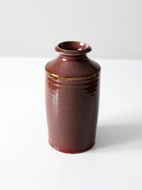 vintage handmade studio pottery vase
