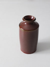vintage handmade studio pottery vase