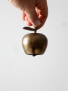 vintage brass apple bell