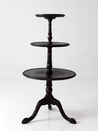 antique Victorian tiered stand