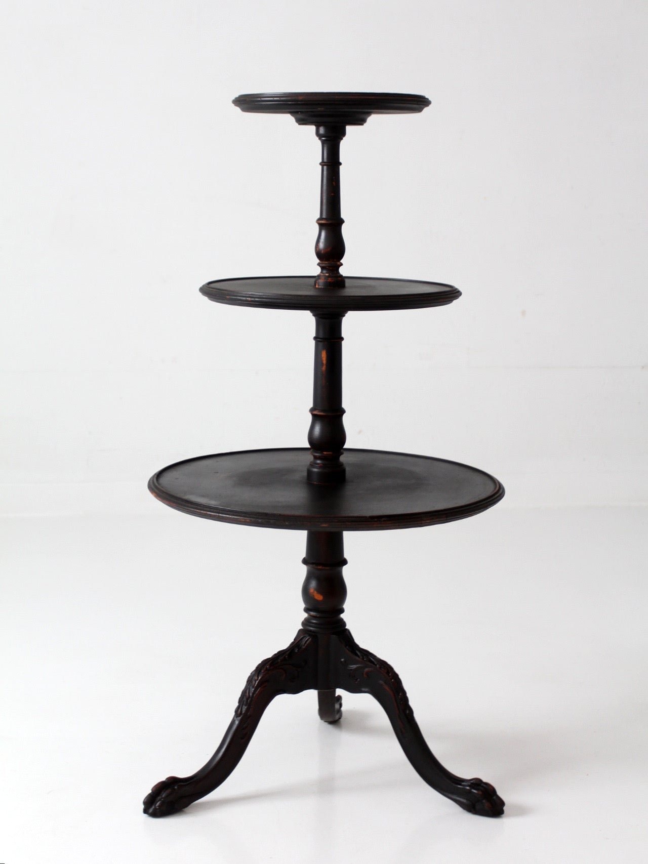 antique Victorian tiered stand