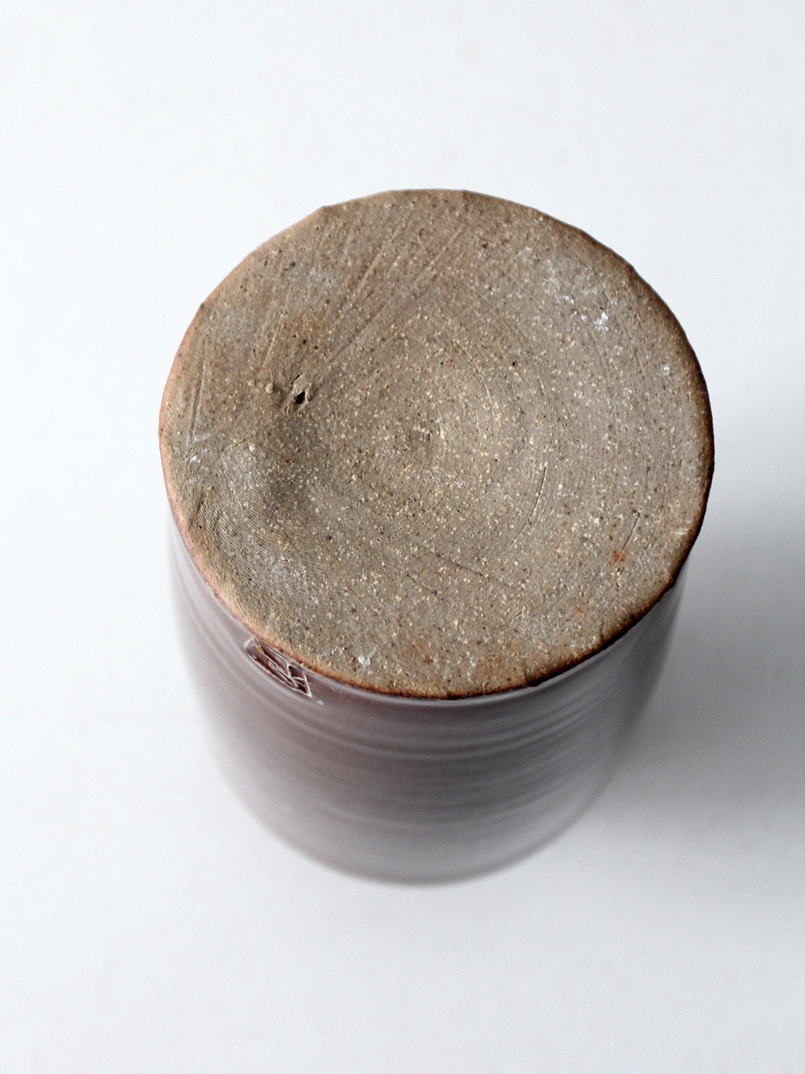 vintage handmade studio pottery vase