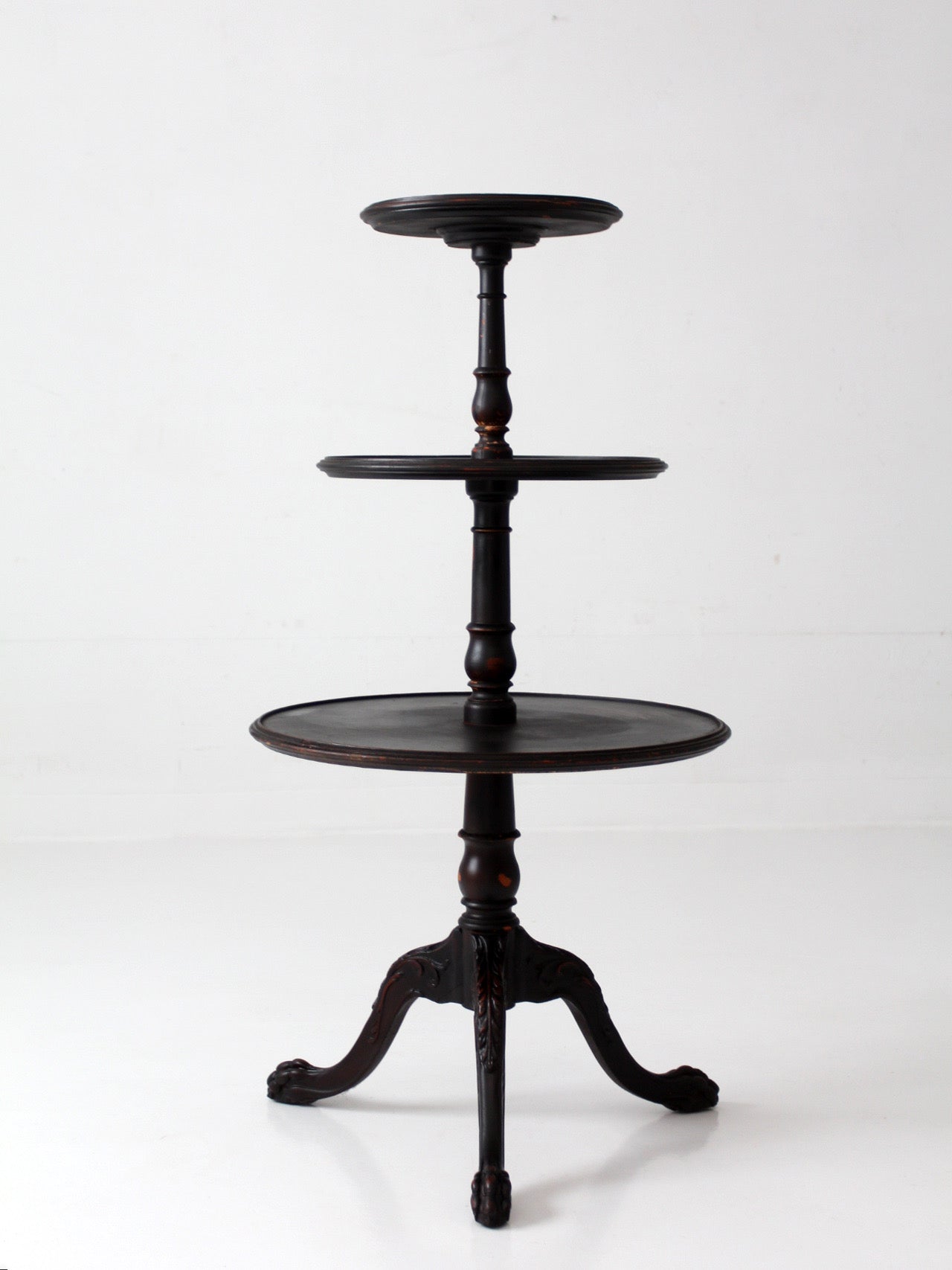 antique Victorian tiered stand