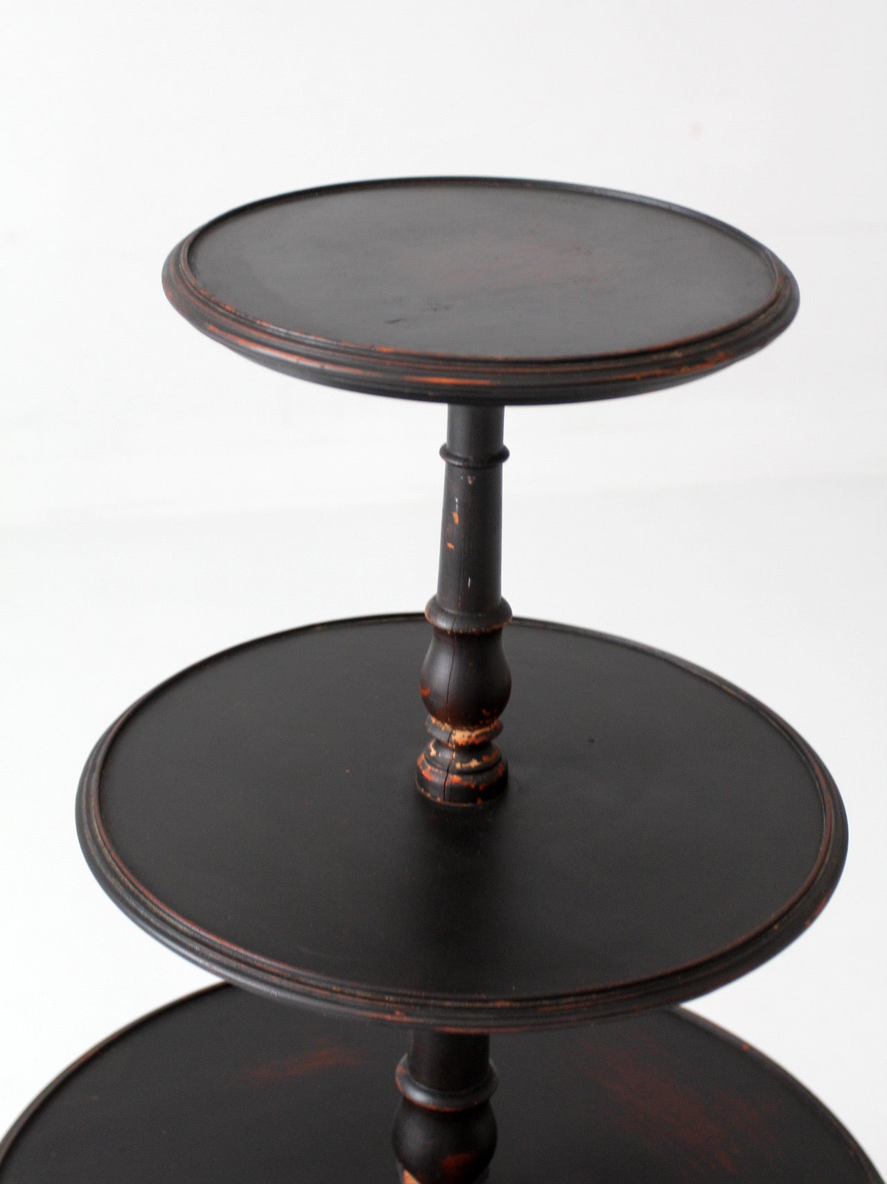 antique Victorian tiered stand