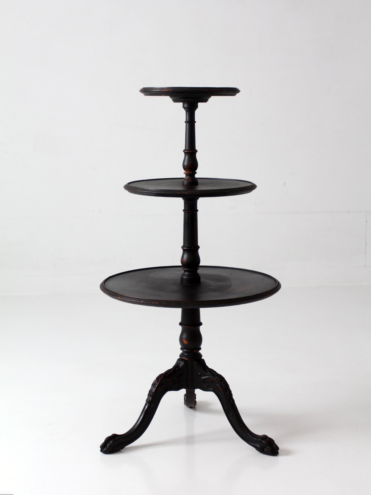 antique Victorian tiered stand