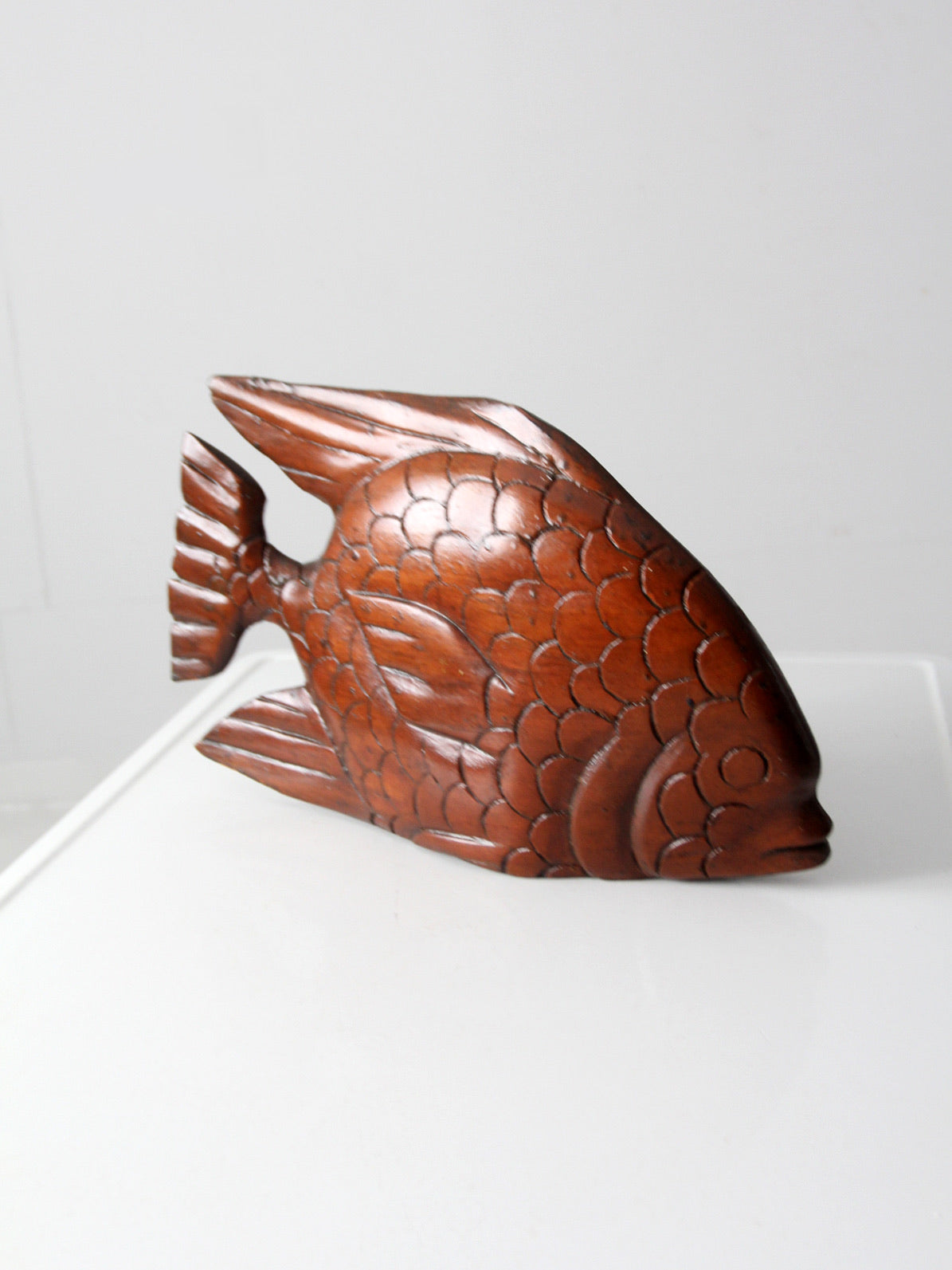 bulgarian wood carving boxes fish mid century hand carved wooden fish