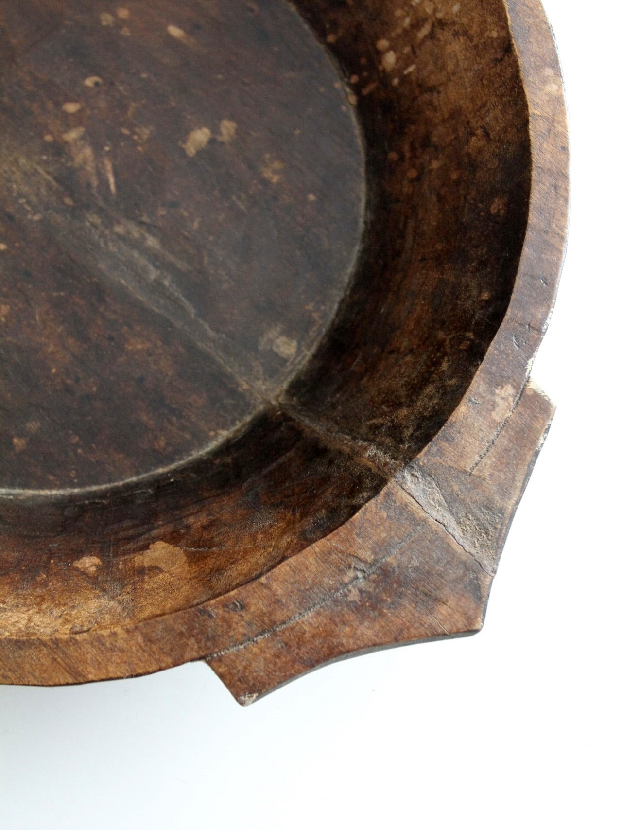 antique Indian dough bowl