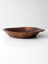 antique Indian dough bowl
