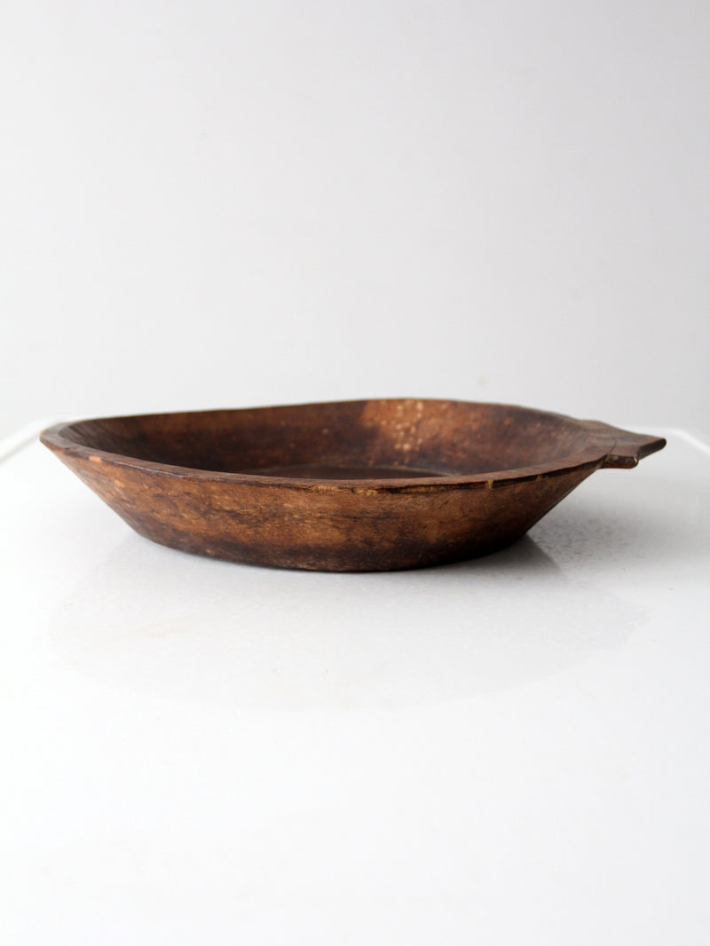 antique Indian dough bowl