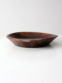 antique Indian dough bowl