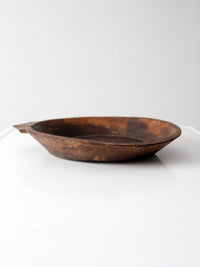 antique Indian dough bowl
