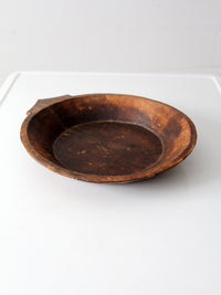 antique Indian dough bowl
