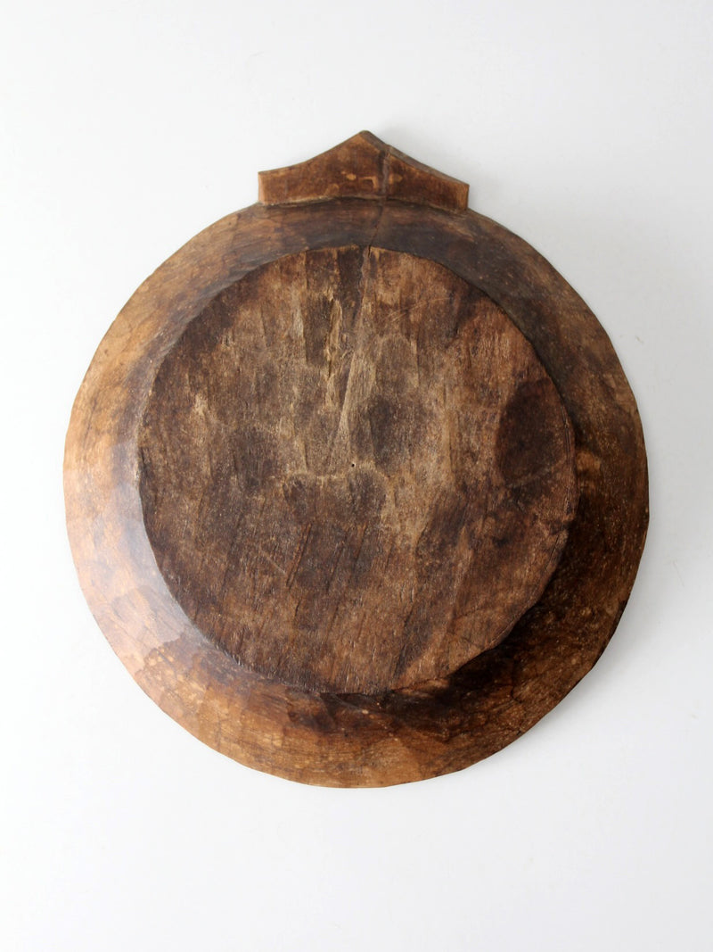 antique Indian dough bowl