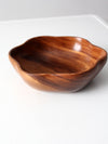 vintage monkey pod wood bowl