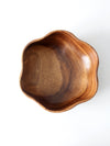 vintage monkey pod wood bowl