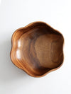 vintage monkey pod wood bowl