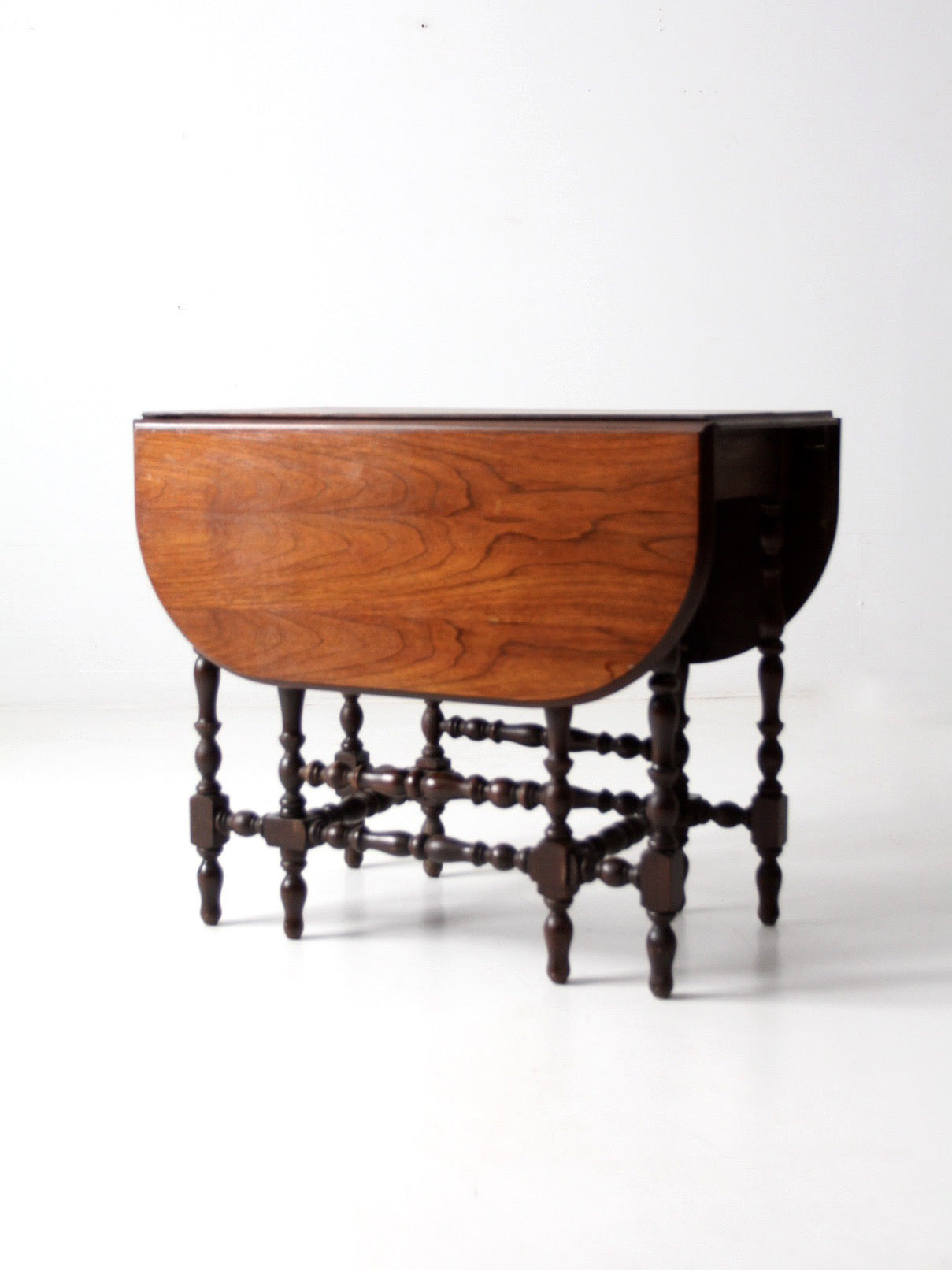 antique Jacobean draw leaf gate leg table