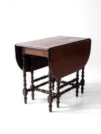 antique Jacobean draw leaf gate leg table