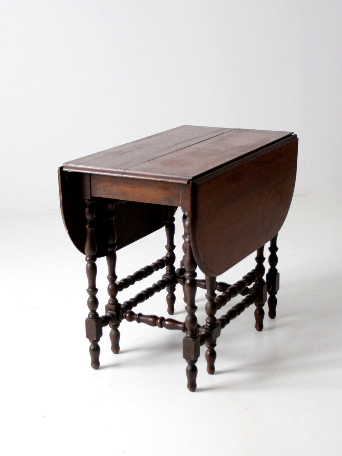 antique Jacobean draw leaf gate leg table