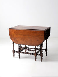 antique Jacobean draw leaf gate leg table