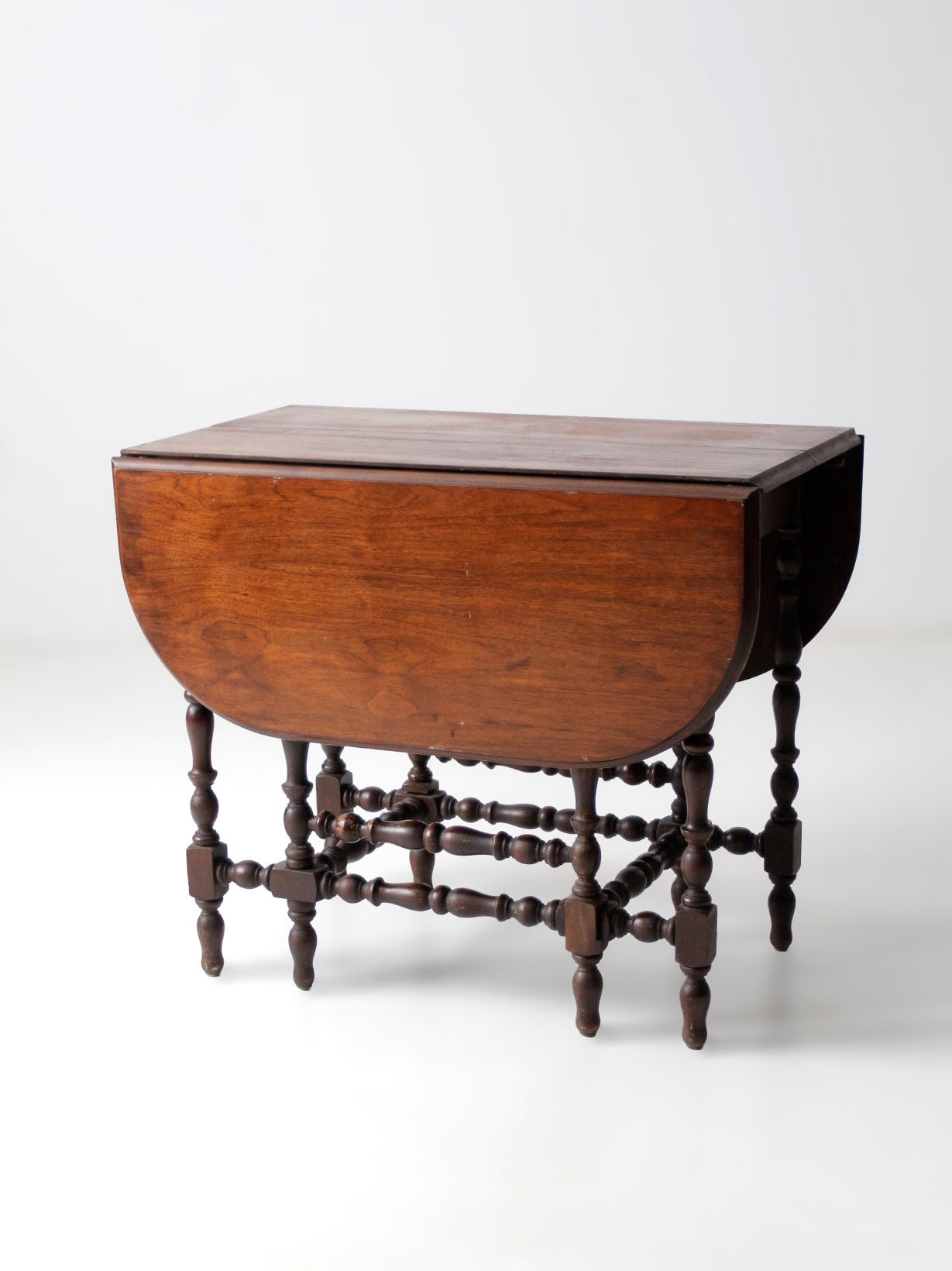 antique Jacobean draw leaf gate leg table