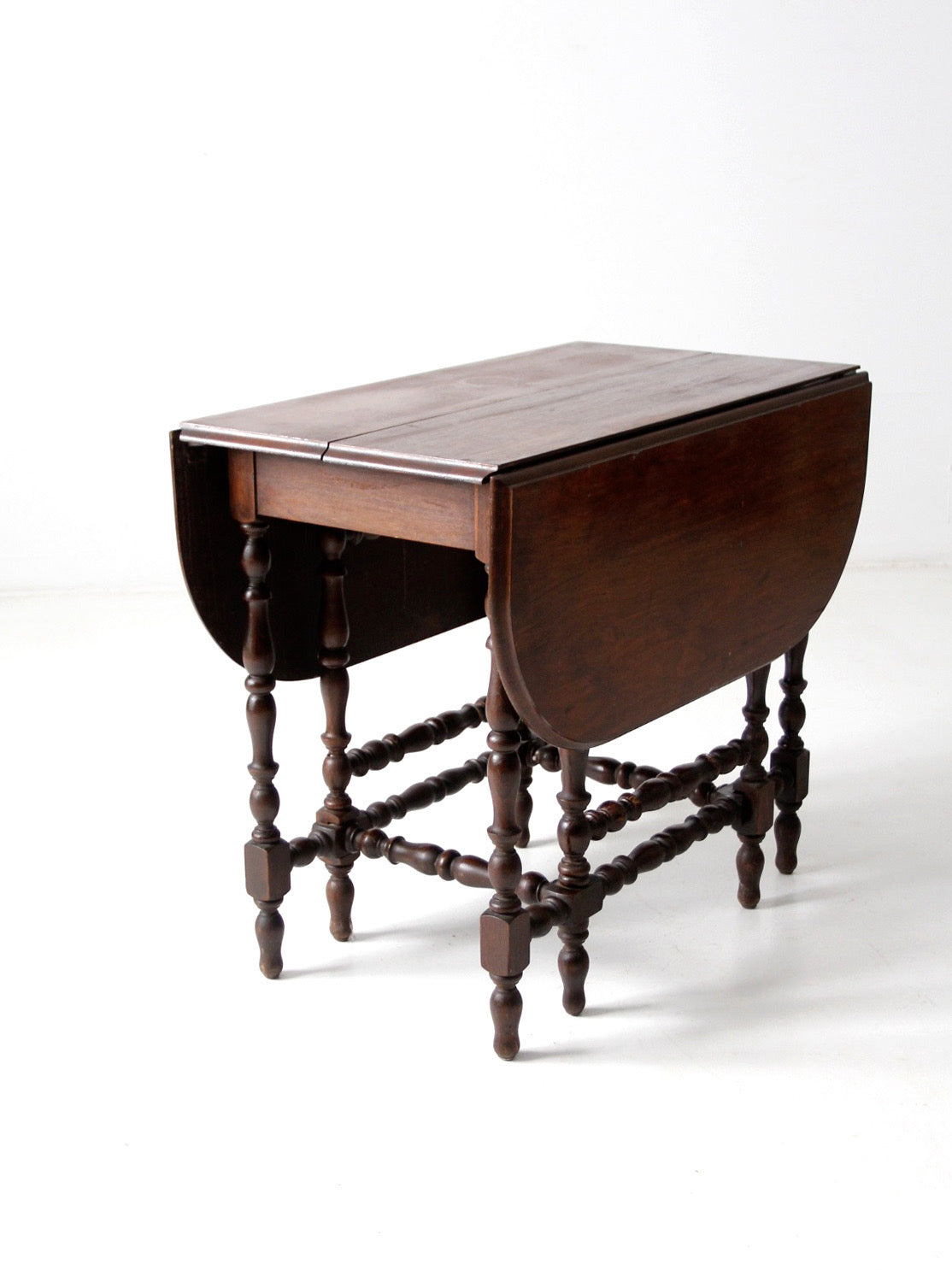 antique Jacobean draw leaf gate leg table