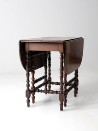 antique Jacobean draw leaf gate leg table