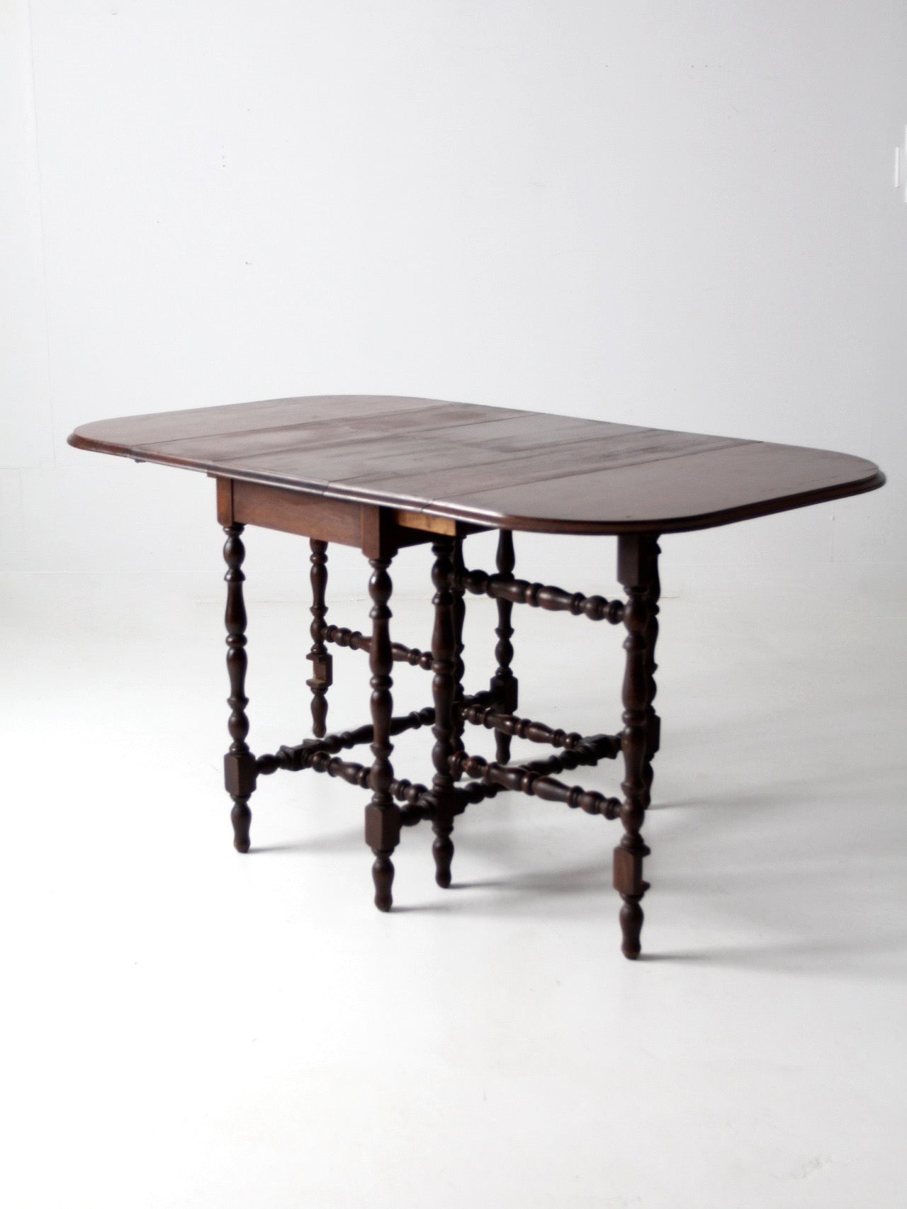 antique Jacobean draw leaf gate leg table