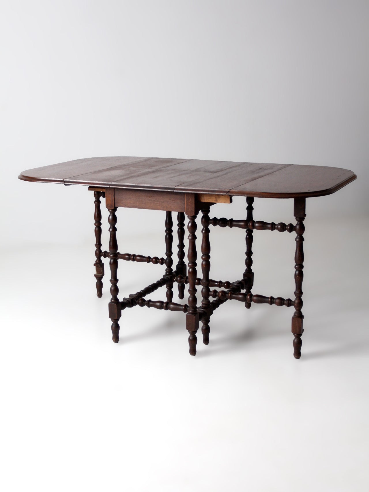 antique Jacobean draw leaf gate leg table