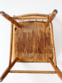 19th century antique plank seat chair
