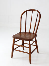 antique Windsor bow back farmhouse dining chair