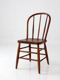 antique Windsor bow back farmhouse dining chair