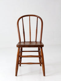 antique Windsor bow back farmhouse dining chair